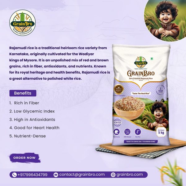 Zero Polished Rajamudi Rice 10Kg - Image 5
