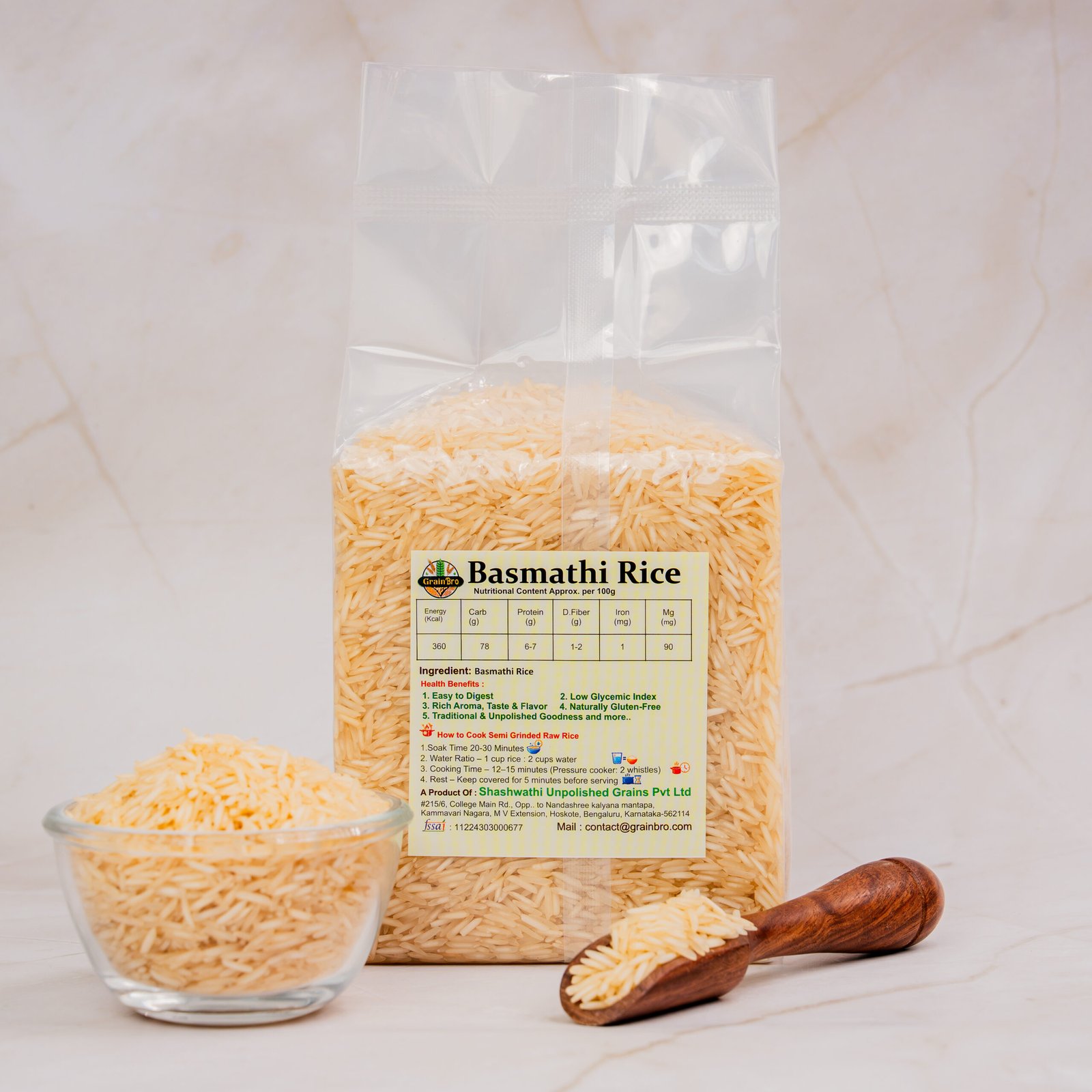 Basmati Rice - 1kg - Image 2