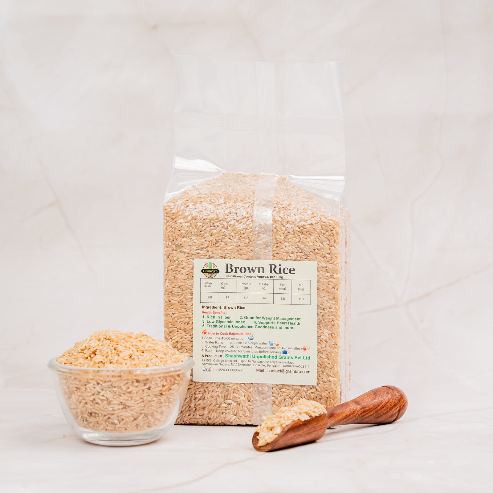 Grain Bro Zero Polished Brown Rice 10kg - Image 2