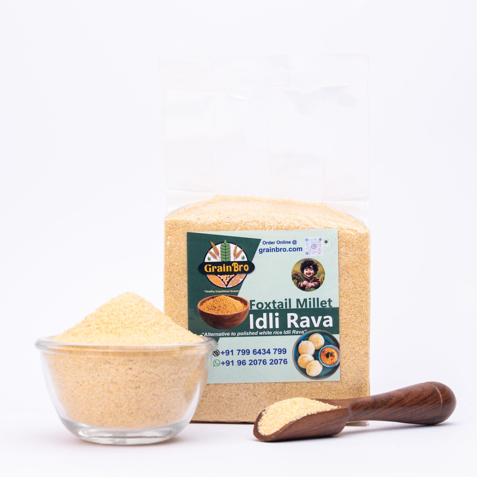 GrainBro Foxtail Millet Rava-500g